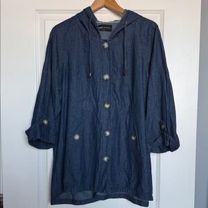 Jones New York Women's Blue Jean Jacket